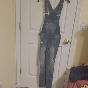 Blue Denim Overalls